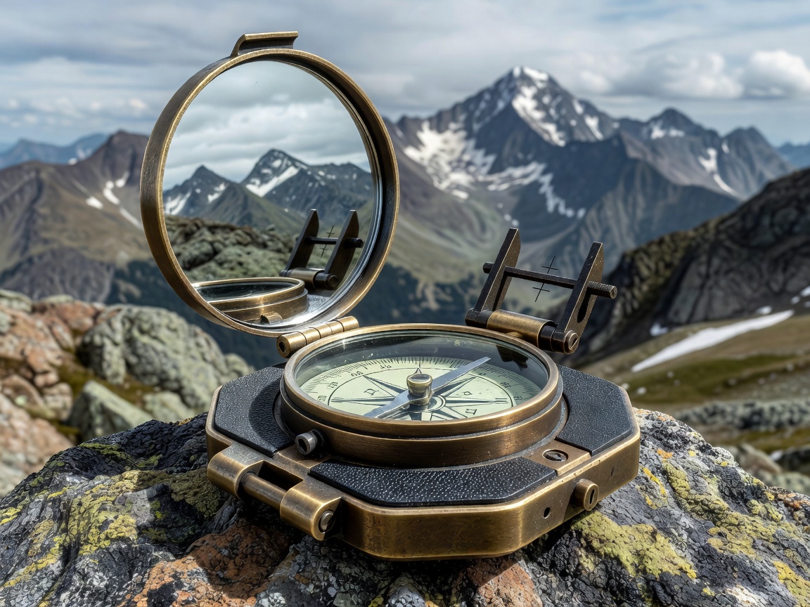 Findoramacompss Peak-9 Mirrored Expedition Sighting Compass
